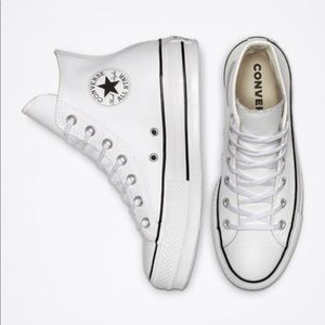 Clean Leather Platform Chuck Taylor All Star